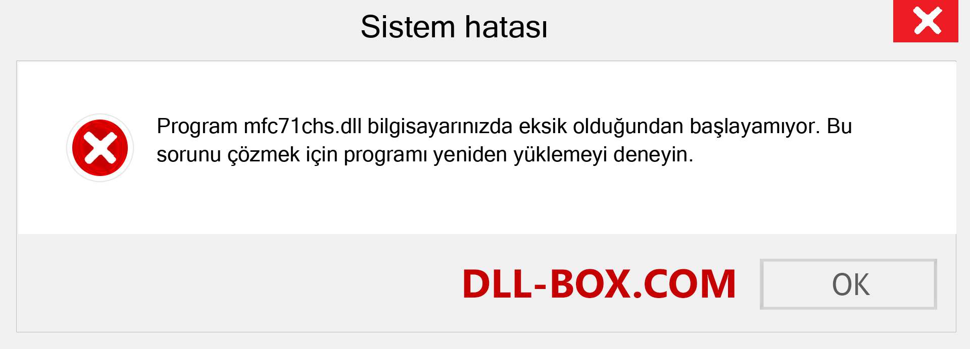 mfc71chs.dll dosyası eksik mi? Windows 7, 8, 10 için İndirin - Windows'ta mfc71chs dll Eksik Hatasını Düzeltin, fotoğraflar, resimler